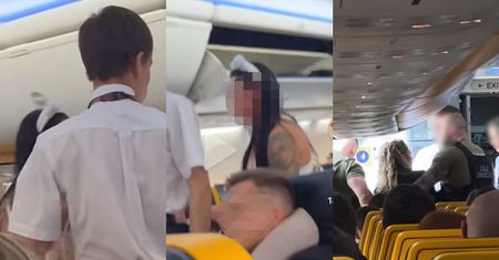 Polki zostały WYPROWADZONE z samolotu po wulgarnej kłótni pod wpływem alkoholu. "Panieński mi zj*bałaś!"