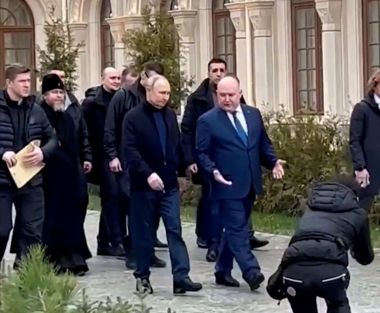 Putin na Krymie. Uwagę zwraca jeden szczegół