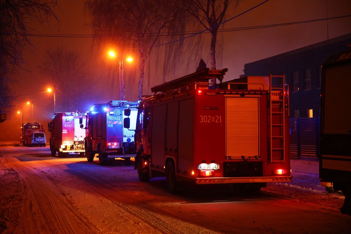 Pożar w Pabianicach (zdjęcie ilustracyjne)