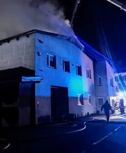 Wielki pożar lakierni. Trudna akcja strażaków