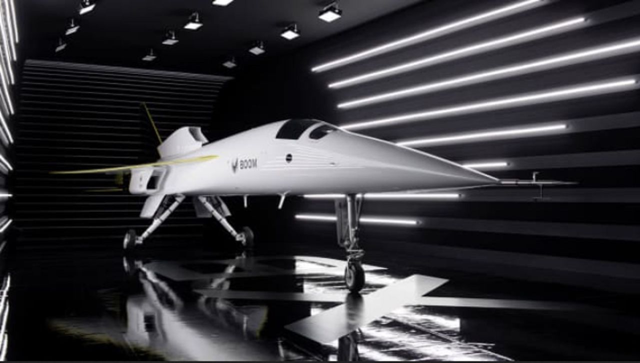 USA. Zaprezentowano XB-1 - nowy naddźwiękowy samolot pasażerski [Wideo] - Boom Supersonic XB-1