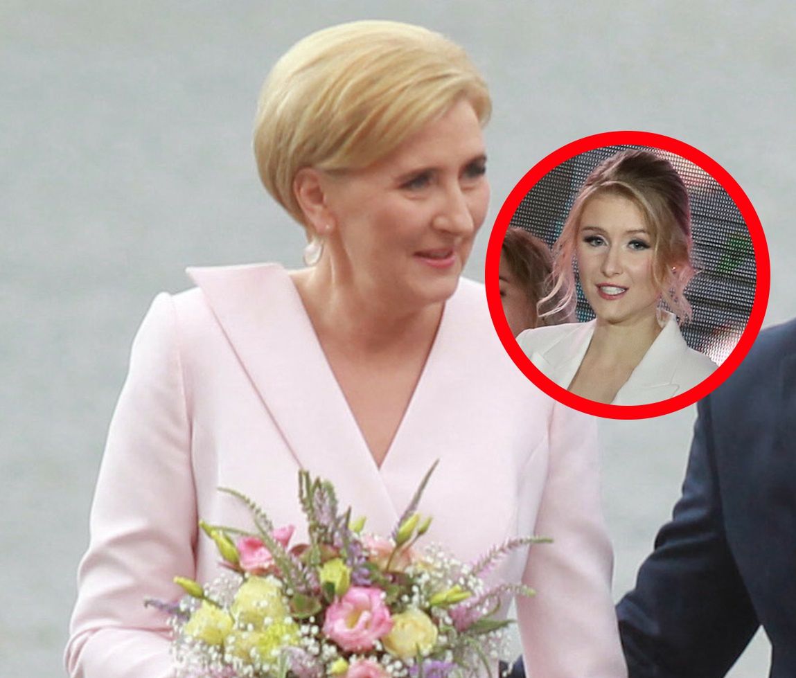 Tak Agata Duda wyglądała na swoim ślubie. Kinga założy�ła podobne perły