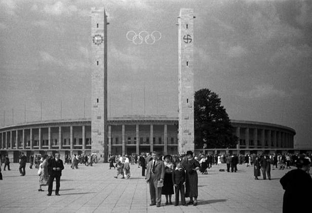 Stadion olimpijski w 1936 roku (Fot. Wikimedia Commons)