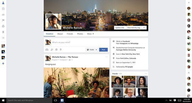 Microsoft wprowadza aplikacje Facebook, Messenger i Instagram do Windowsa 10
