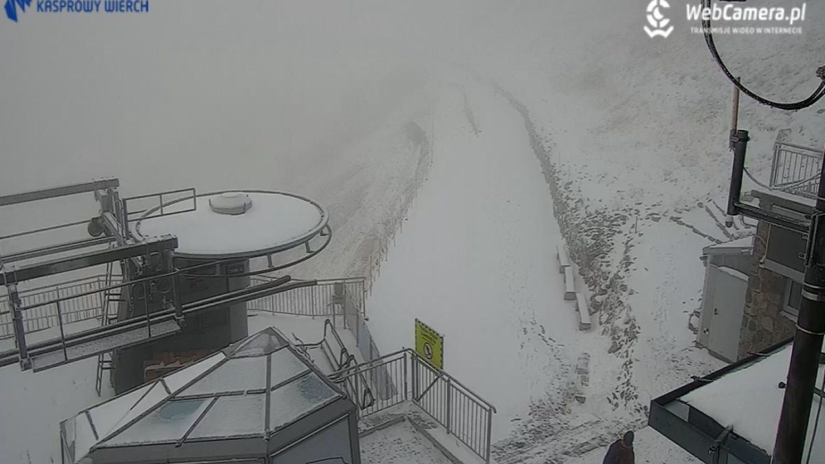 W Tatrach spadł śnieg