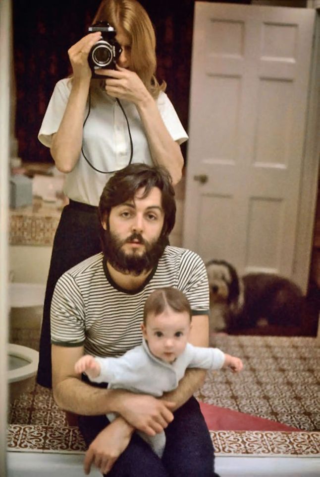 Paul McCartney z rodziną
