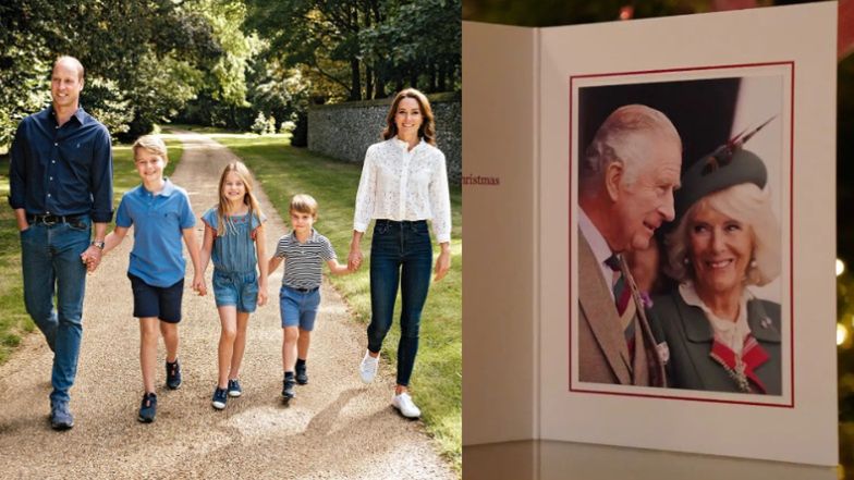 Świąteczne kartki rodziny królewskiej