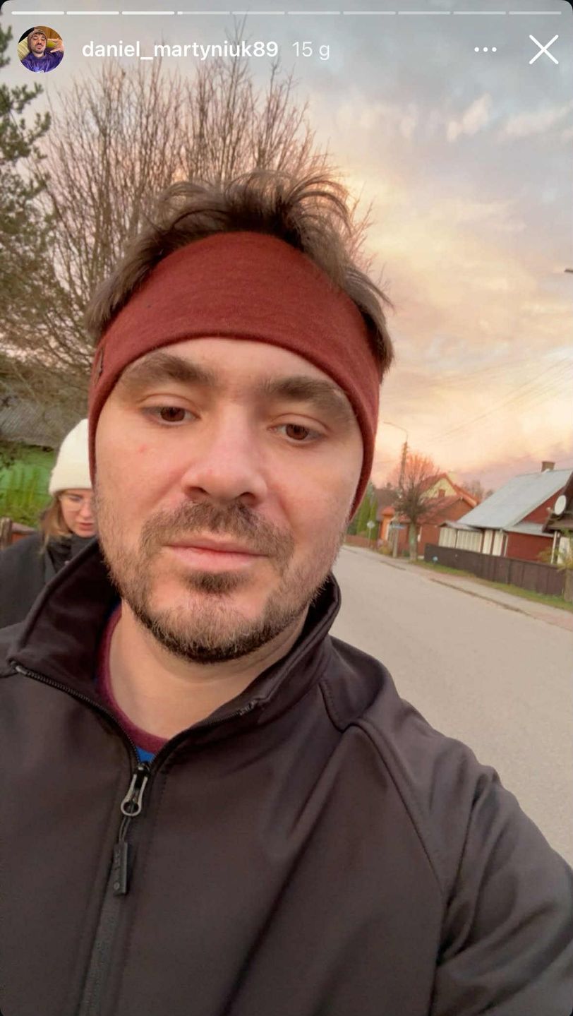 Daniel Martyniuk relacjonuje czas z rodziną