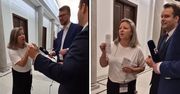 Incydent w Sejmie. Aborcyjna aktywistka przerwała wywiad polityka
