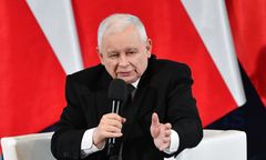 Piłkarska wpadka Kaczyńskiego. Szybko się poprawił