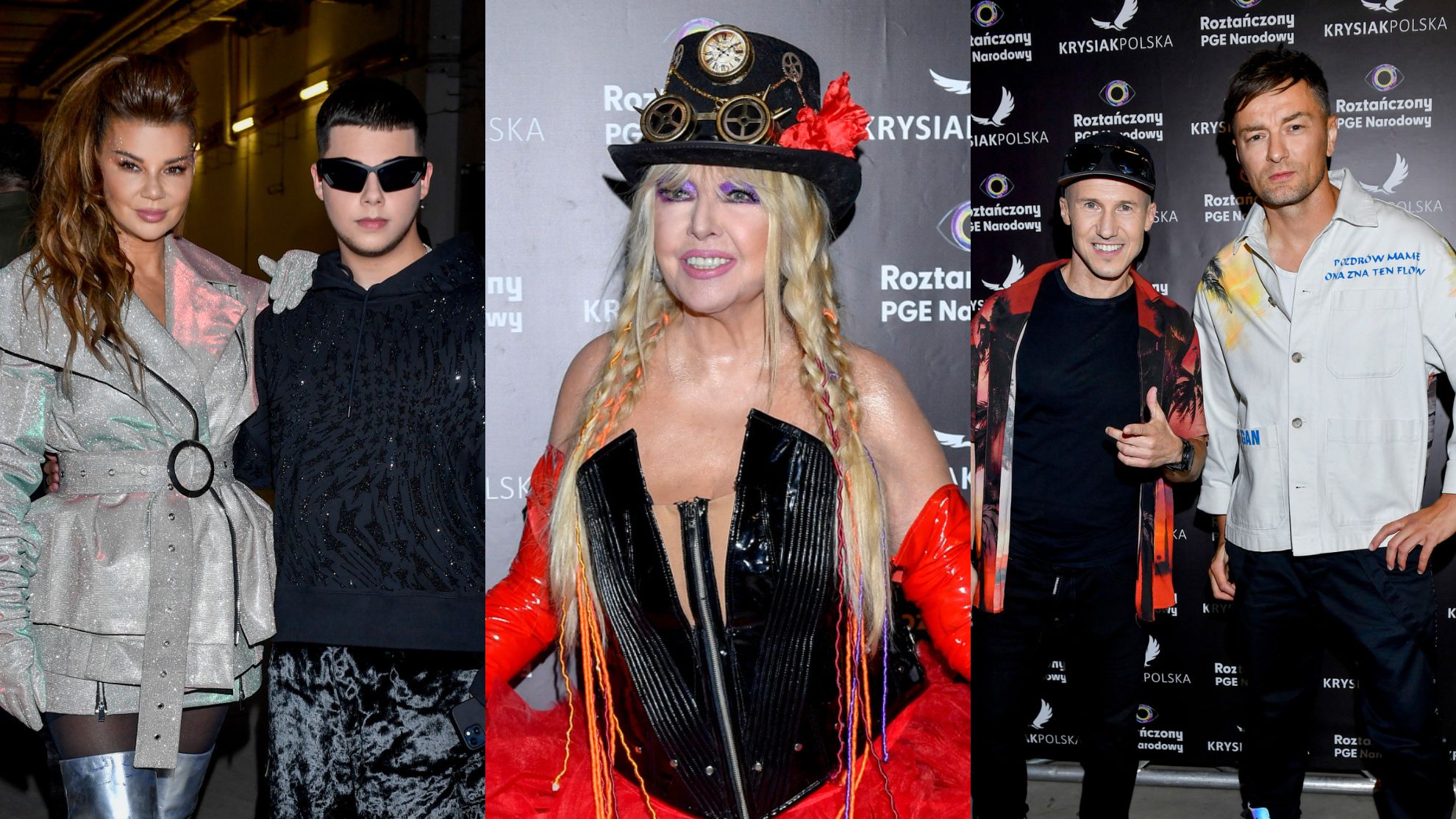 Gwiazdy na ściance przed Roztańczonym PGE Narodowym