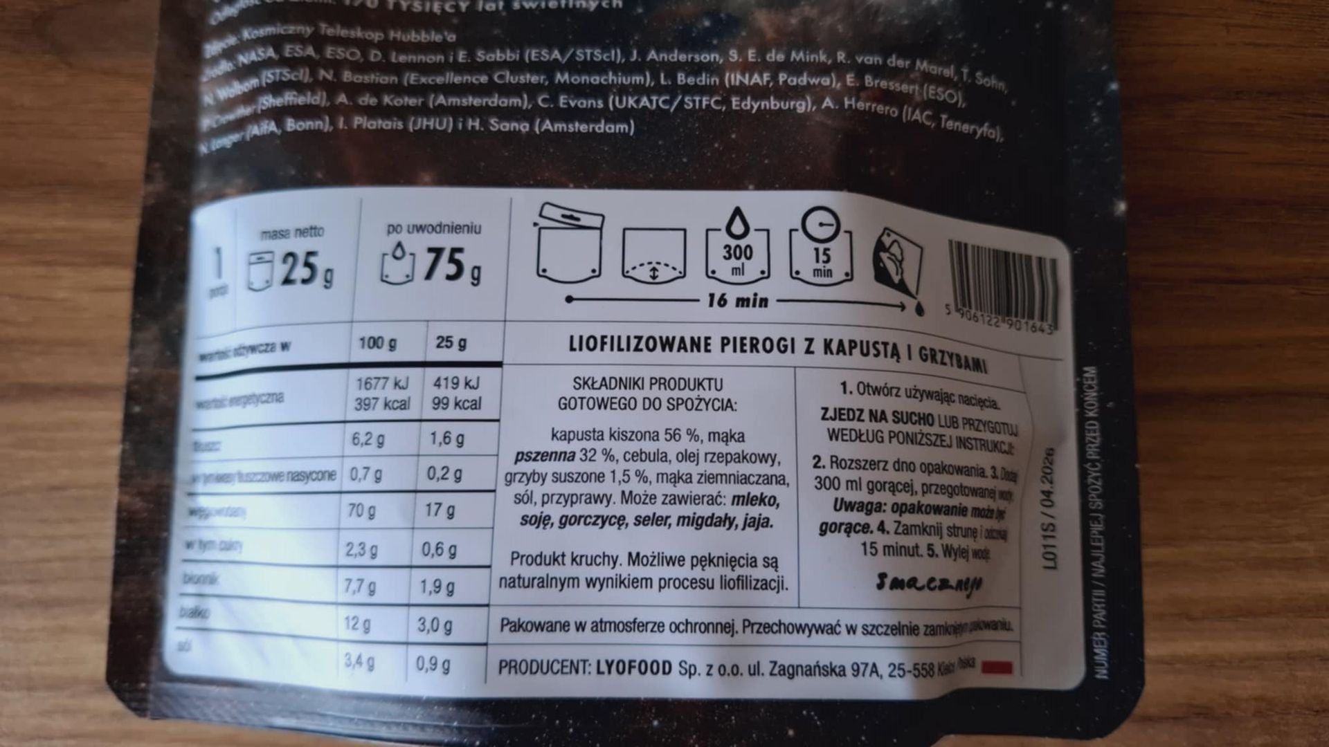 Astropierogi z Żabki