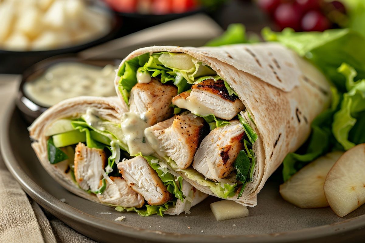 You can serve chicken wraps for dinner.