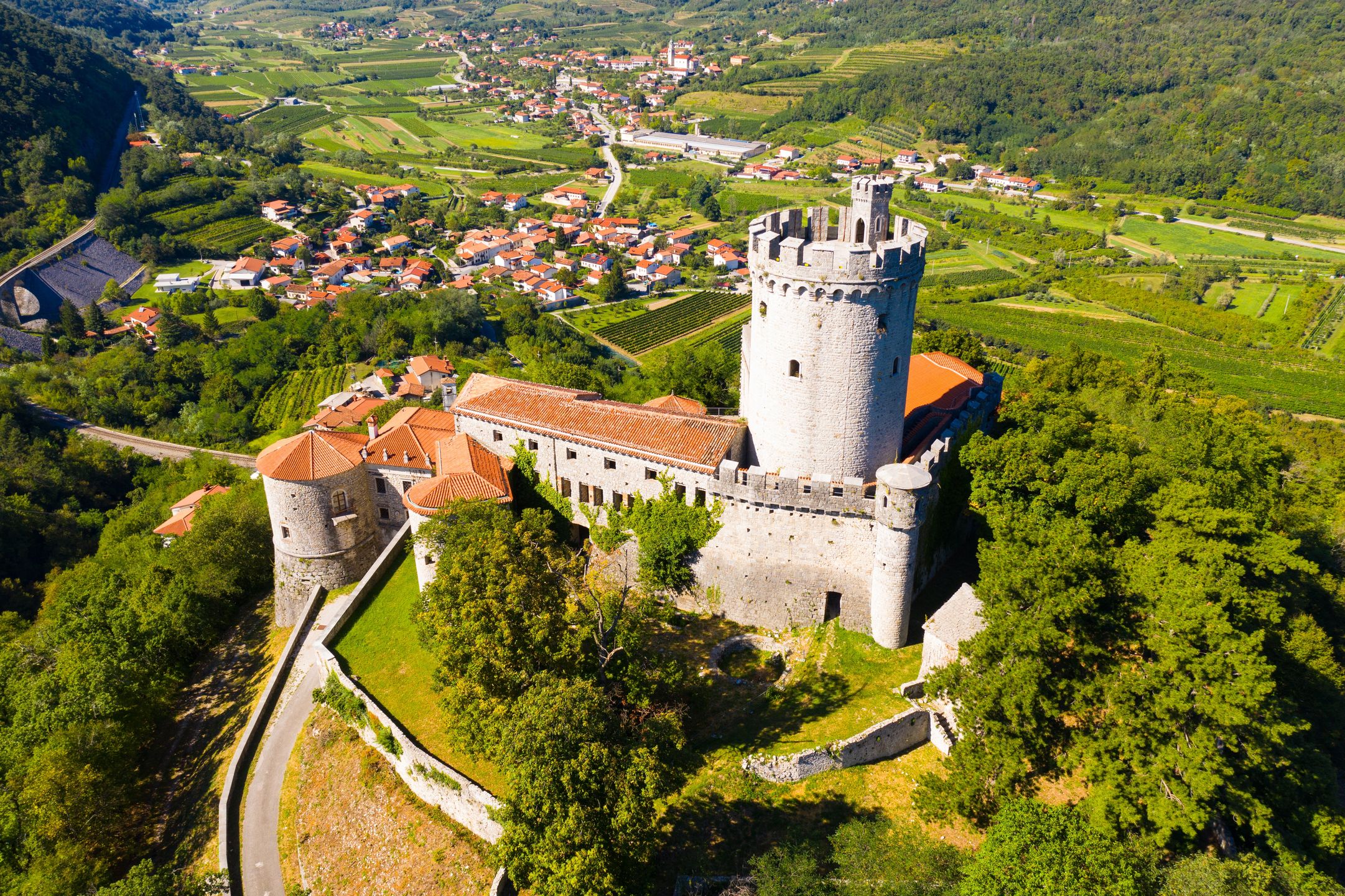 Zamek Branik znajduje się 20 kim od Nowej Goricy