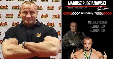 Mariusz Pudzianowski "kandyduje" na prezydenta: "Najsilniejsza armia i najsilniejsze rządy!" (FOTO)