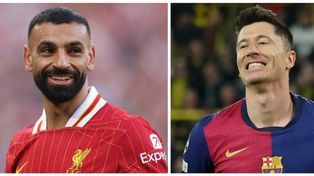 Barcelona najbardziej bramkostrzelną drużyną wśród pięciu najlepszych lig w Europie. Niemal czwartą część bramek zdobył dla Barcy "Lewy"
