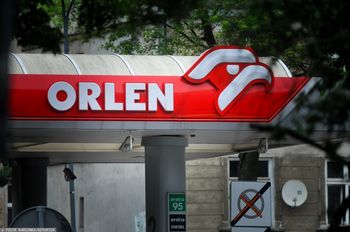 Pożar wagonów Orlen Lietuva na obrzeżach Wilna