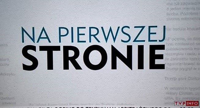 „Rzeczpospolita” i „Gazeta Polska” promowane w wieczornym przeglądzie prasy w TVP Info
