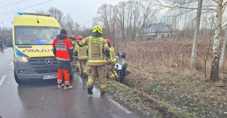 Pijany kierowca dachował pod Warszawą. Miał blisko 3 promile alkoholu
