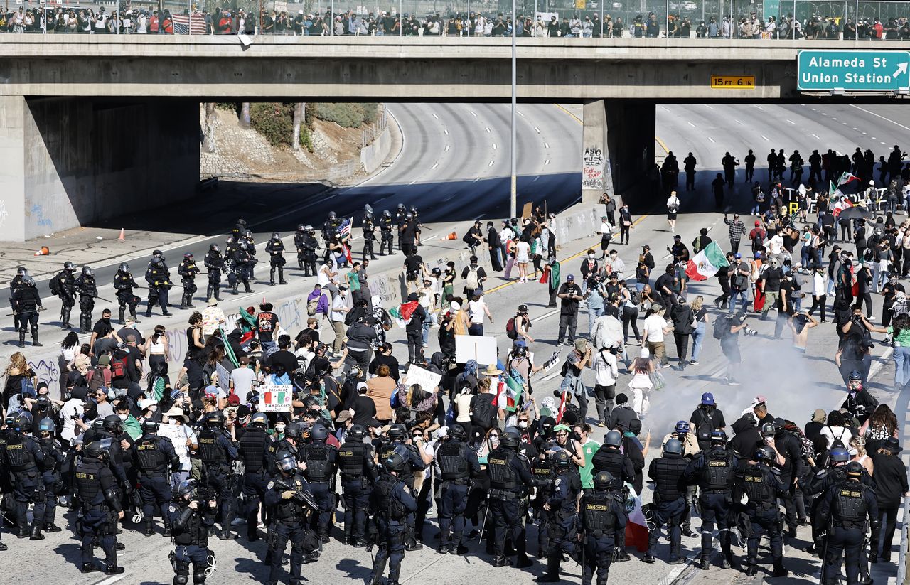 LA protests continue despite National Guard deployment