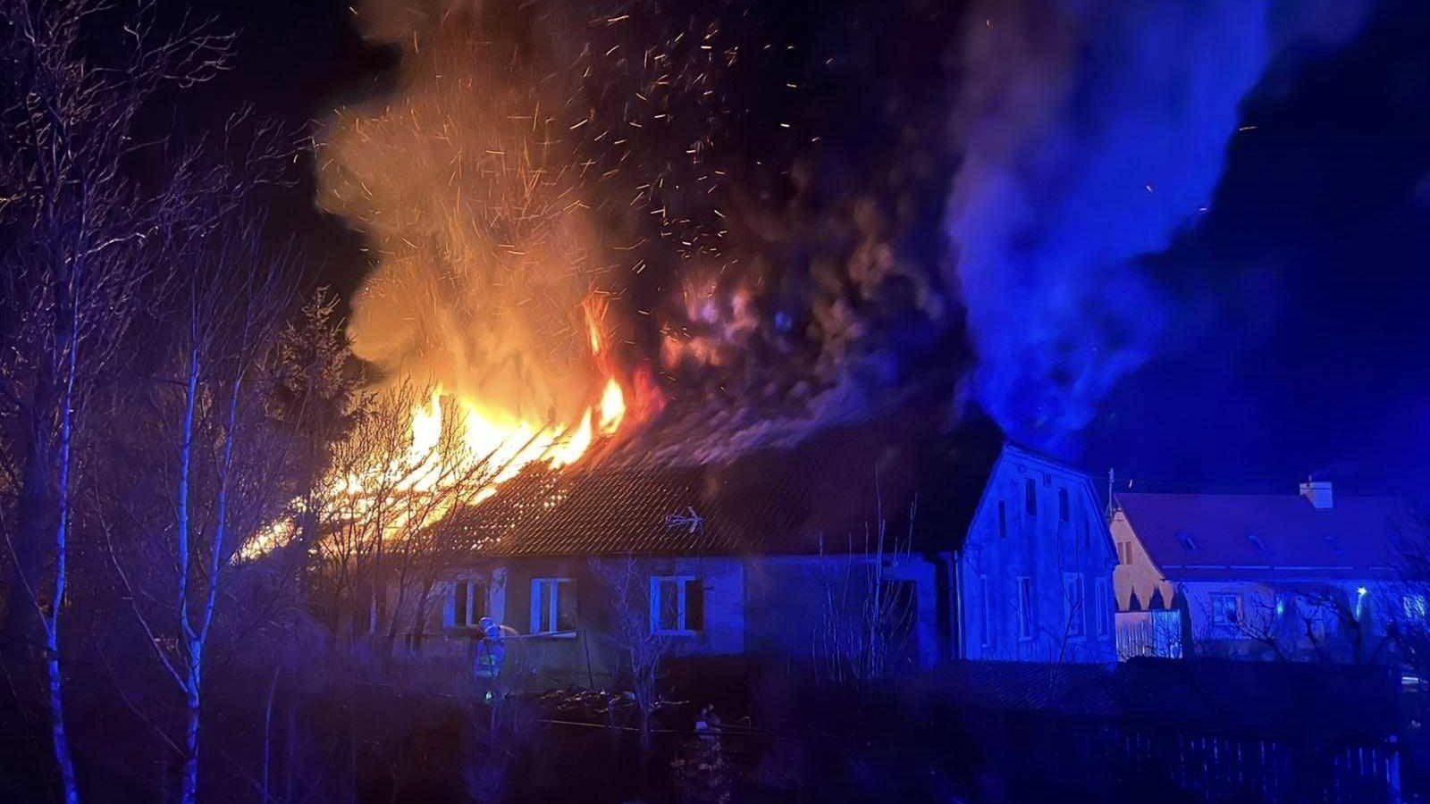 Pożar w Linkach