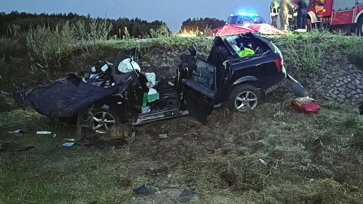 Śmiertelny wypadek pod Szczytnem