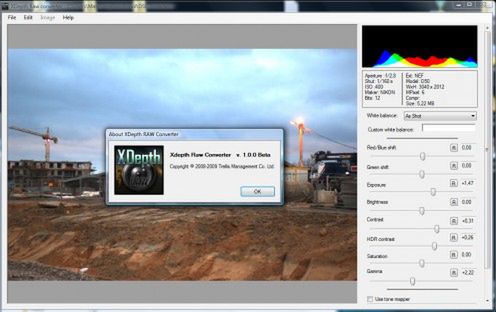 XDepth Raw Converter - wersja beta do pobrania 1