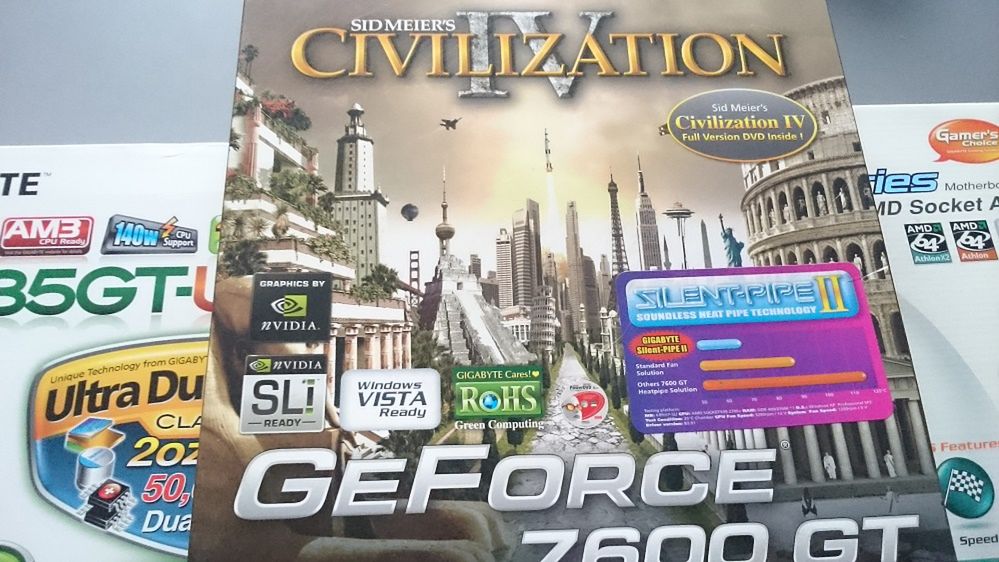 Kicz, który uwielbiam. Zwiariowane obrazki i napisy na pudełkach kart graficznych i płyt głównych 1