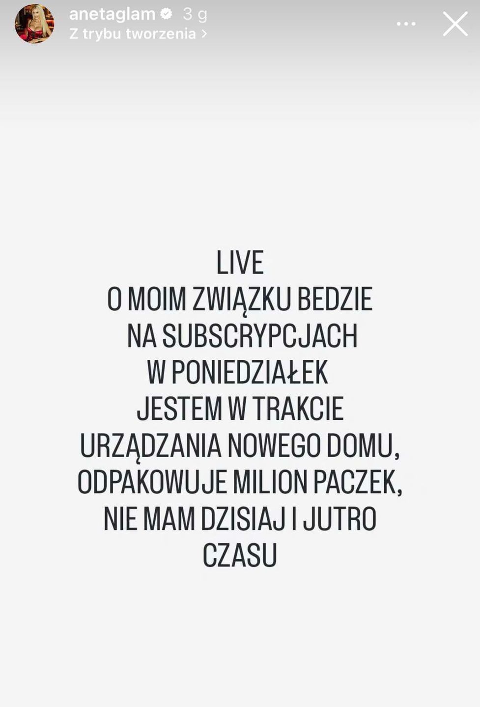 Aneta Glam zareagowała na słowa Caroline Derpienski