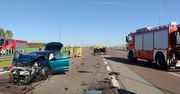 Sielce: Poważny wypadek. Śmigłowiec LPR zabrał ranną pasażerkę