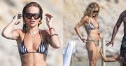 Rita Ora wyeksponowała szczupłą sylwetkę w bikini na hiszpańskich wakacjach. Robi wrażenie? (ZDJĘCIA)