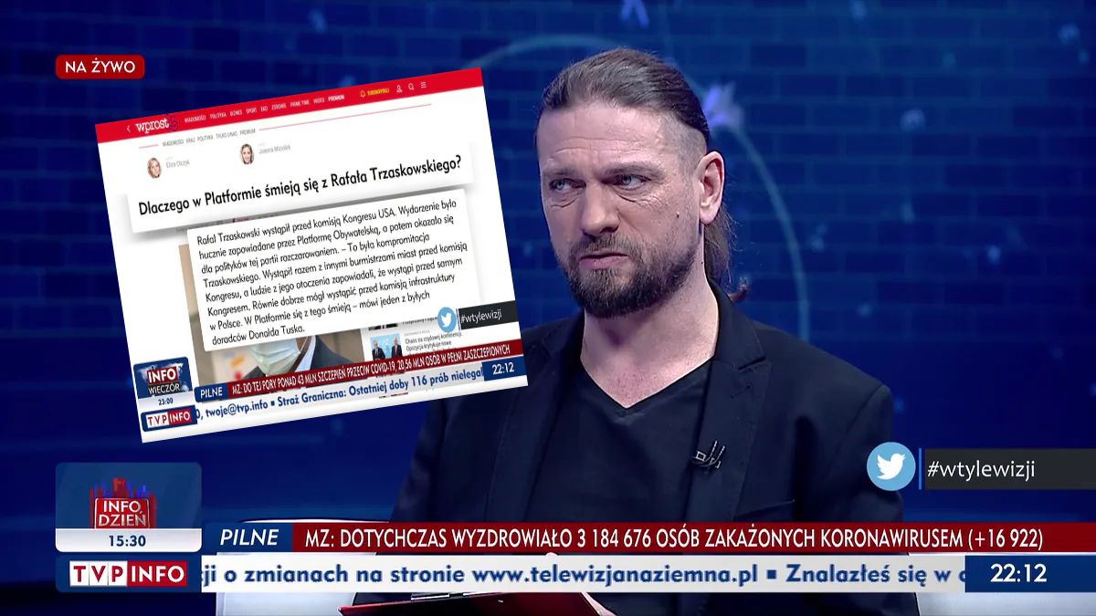 To był moment. TVP Info przykryło na wizji aferę Łukasza Mejzy