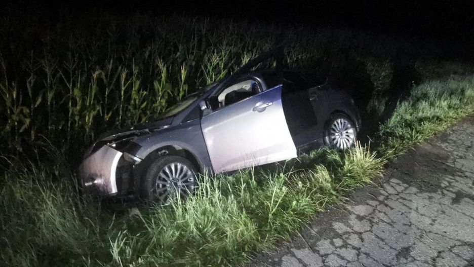Jastrzębie_Zdrój. :Pijany wpadł do rowu, o wypadku poinformował służby system eCall. 