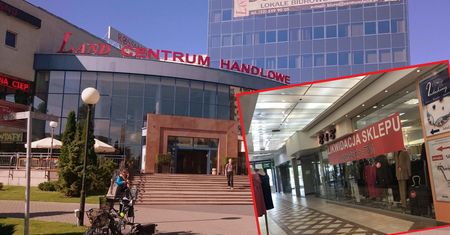 Co się dzieje z Centrum Handlowym "Land"? Puste lokale, mało klientów - czas jakby się zatrzymał