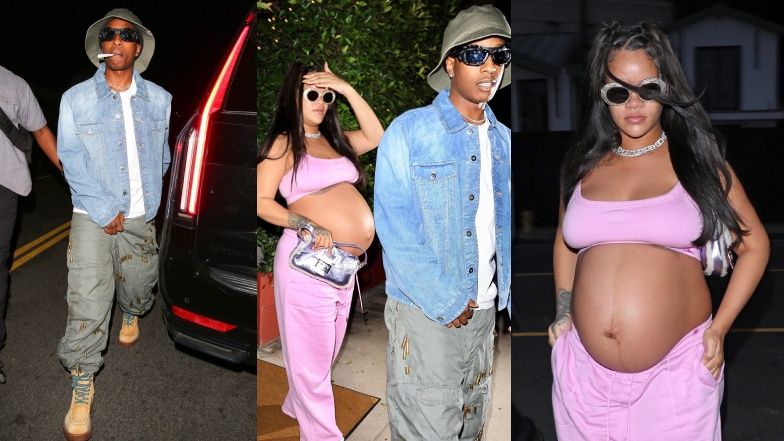 Rihanna w zaawansowanej ciąży i ASAP Rocky przemykają na kolację pod ostrzałem paparazzi (