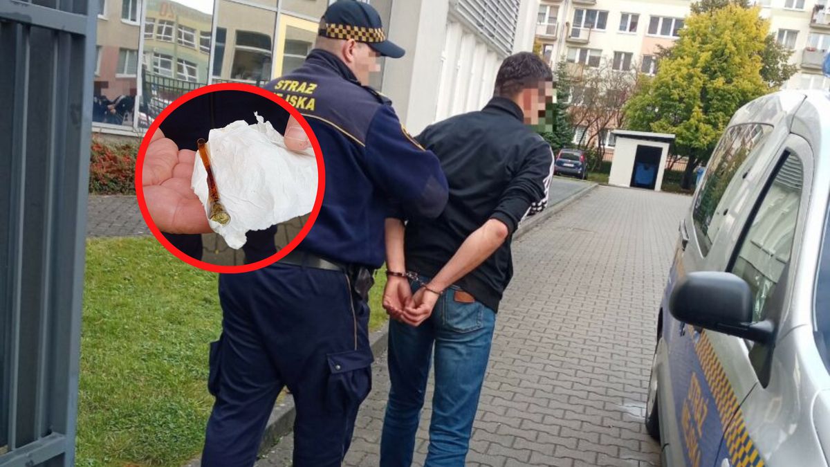 Rzucał cegłami. Został zatrzymany.