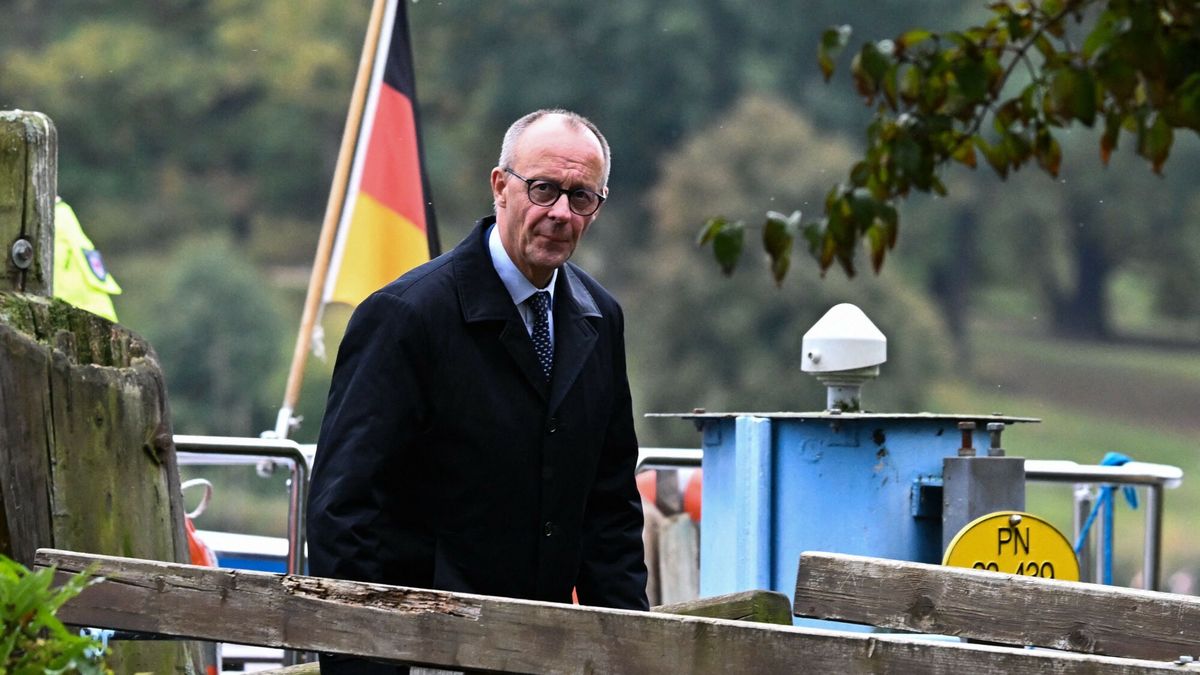 Młodzi Ukraińcy chcą do Niemiec. Nagły wzrost w statystykach. Na zdjęciu kanclerz Niemiec Friedrich Merz