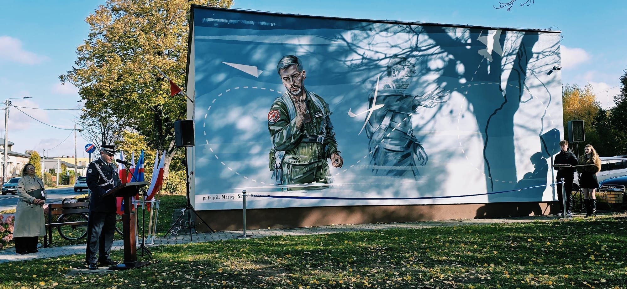 Mural ku czci "Slaba"
