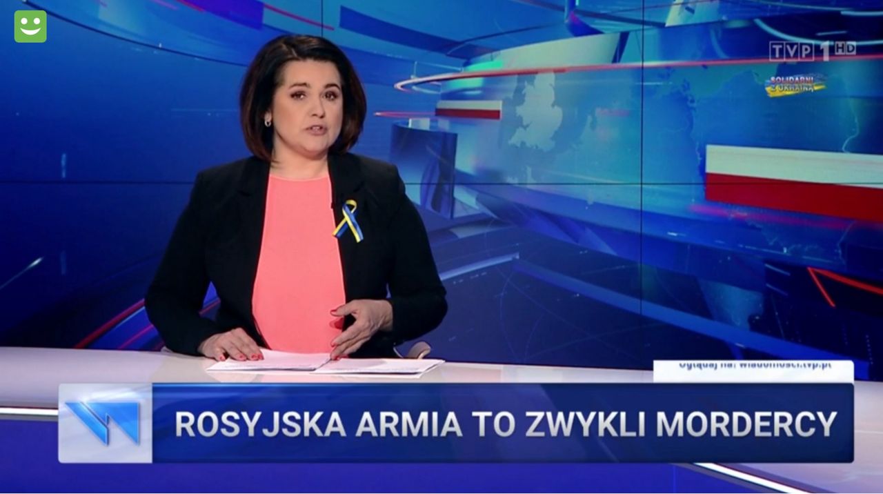 Szokujące sceny w "Wiadomościach" TVP. Edyta Lewandowska musiała ostrzec widzów