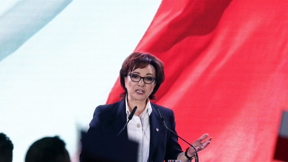 Konwencja programowa PiS w Ko?skich
09.09.2023 Konskie Konferencja programowa Prawa i Sprawiedliwosci w Konskich fot. Jacek Dominski/REPORTER
N/z: Elzbieta Witek
Jacek Dominski/REPORTER