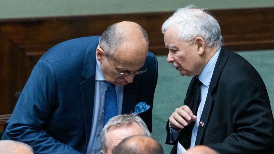 Zbigniew Rau i Jarosław Kaczyński