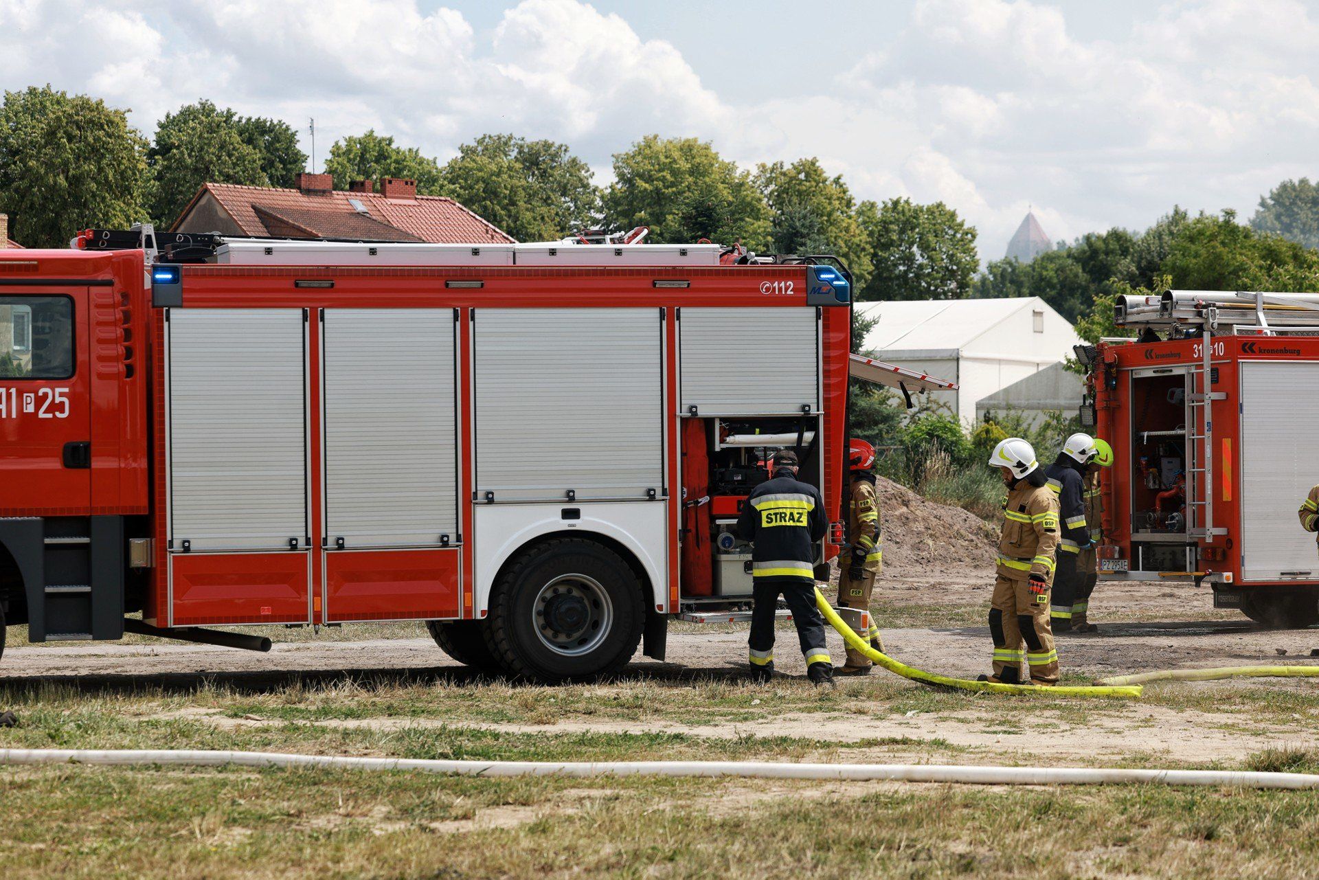 Znamy wstępną przyczynę pożaru Biedronki w Buku