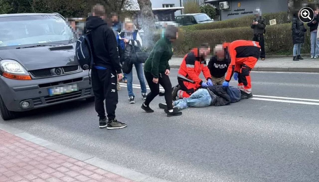 14-latka wbiegła zza autobusu. Kierowca nie miał szans zareagować