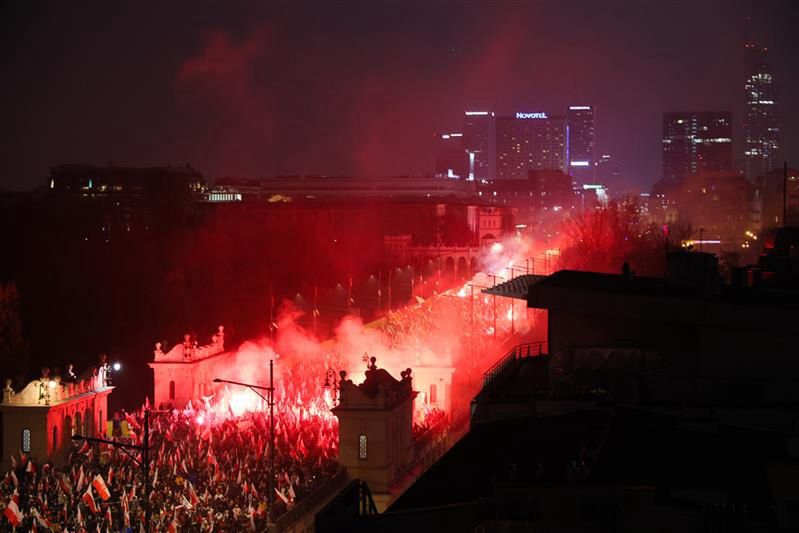 Jest komunikat policji po Marszu Niepodległości