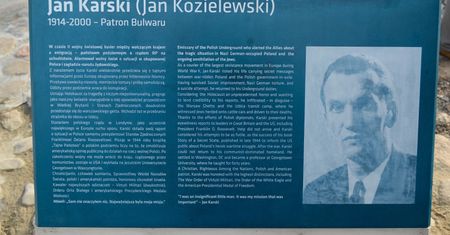 Warszawa. Upamiętnienie 20. rocznicy śmierci Jana Karskiego