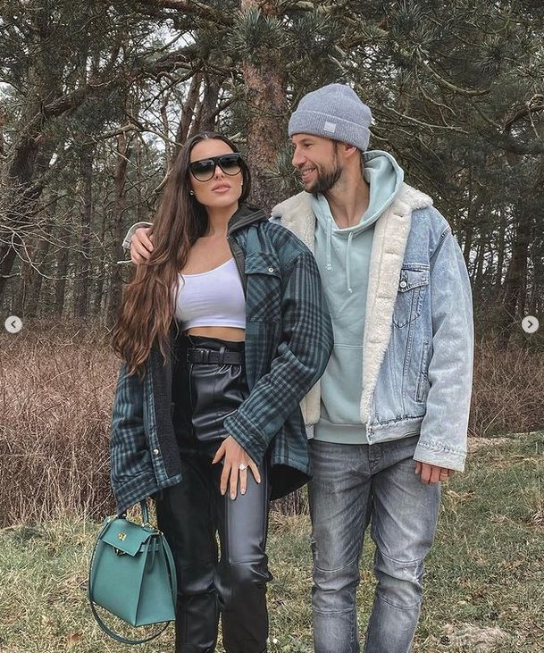 Celia Jaunat i Grzegorz Krychowiak