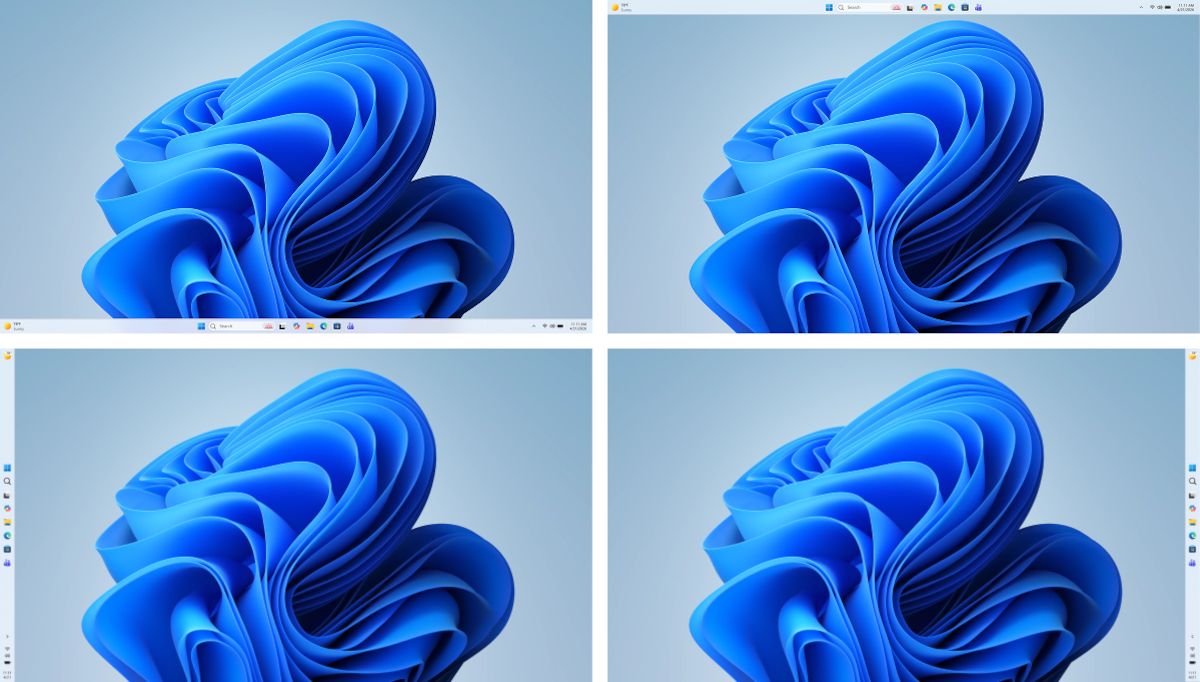 Windows 11 pozwoli zmienić pozycję paska zadań