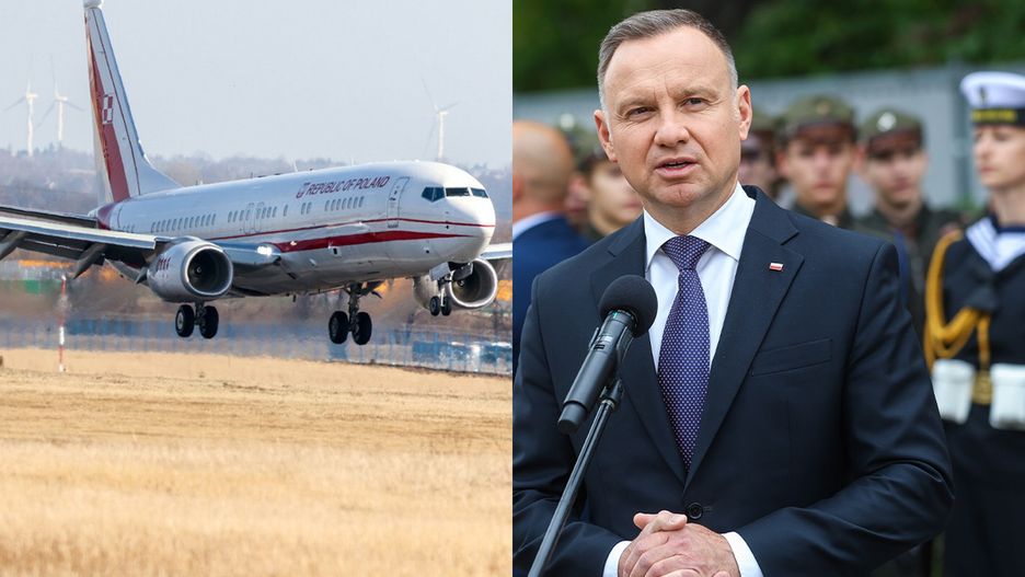Samolot Prezydent Andrzej Duda