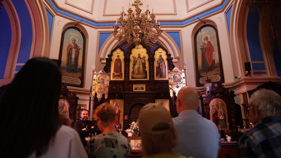 Zwiedzanie cerkwi prawosławnej w Sosnowcu przyciągnęło tłumy. Mamy zdjęcia z niezwykłej mikrowyprawy