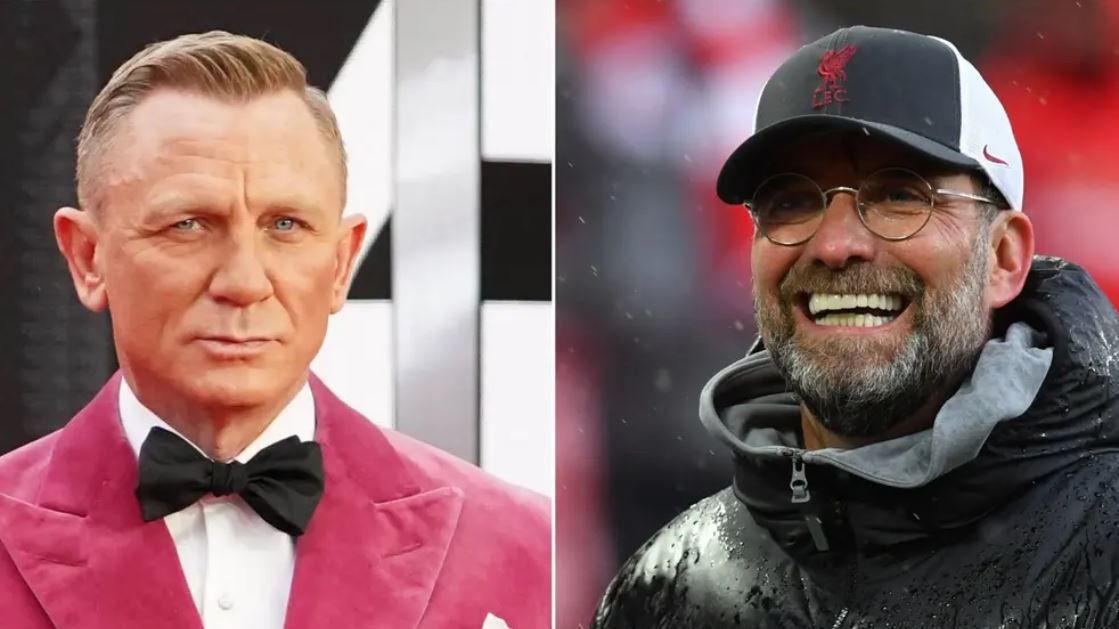 Daniel Craig i Jurgen Klopp